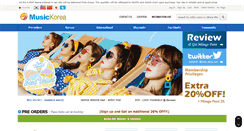 Desktop Screenshot of musickorea.com